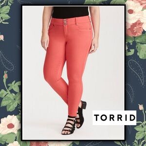 TORRID Coral Hyacinth Pink Jeggings #T2468g